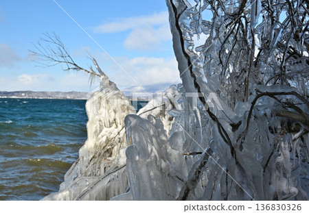 福島豬苗代湖噴冰 福島豬苗代湖噴冰 136830326