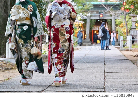 身著和服遊覽東京 136830942