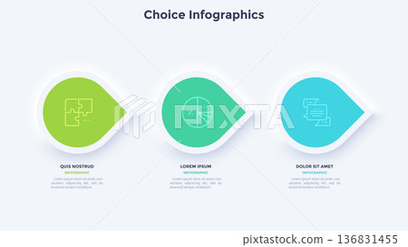 Modern Infographic Vector Illustration. Presentation Slide Chart 136831455