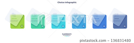 Modern Infographic Vector Illustration. Presentation Slide Chart Modern Infographic Vector Illustration. Presentation Slide Chart 136831480