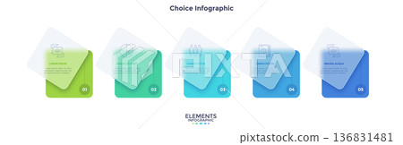 Modern Infographic Vector Illustration. Presentation Slide Chart 136831481