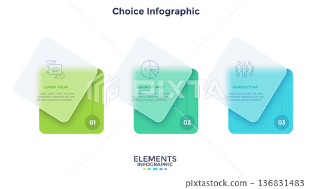 Modern Infographic Vector Illustration. Presentation Slide Chart 136831483