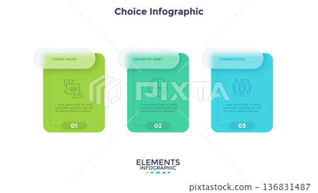 Modern Infographic Vector Illustration. Presentation Slide Chart Modern Infographic Vector Illustration. Presentation Slide Chart 136831487