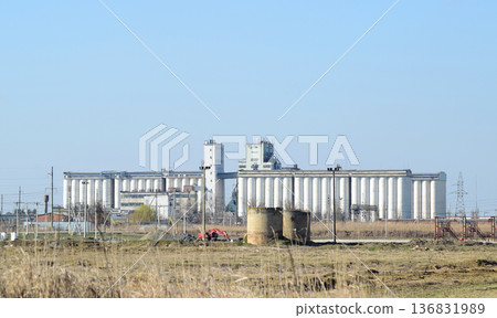 Elevator grain storage Elevator grain storage 136831989