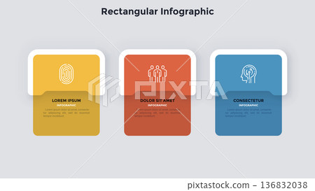 Modern Infographic Vector Illustration. Presentation Slide Chart 136832038