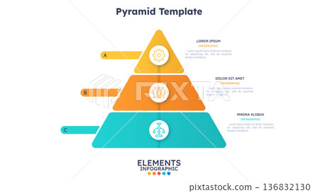 Modern Infographic Vector Illustration. Presentation Slide Chart Modern Infographic Vector Illustration. Presentation Slide Chart 136832130