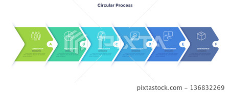 Modern Infographic Vector Illustration. Presentation Slide Chart Modern Infographic Vector Illustration. Presentation Slide Chart 136832269