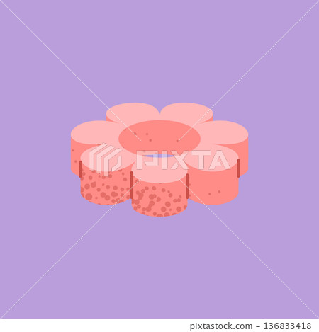 Wax Flower Candle Holder Wax Flower Candle Holder 136833418