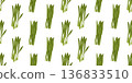 Green Onion Seamless Pattern 136833510