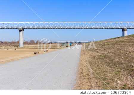 Edogawa Riverbank Ground, Nagareyama City, Chiba Prefecture February 2026 Edogawa Riverbank Ground, Nagareyama City, Chiba Prefecture February 2026 136833564
