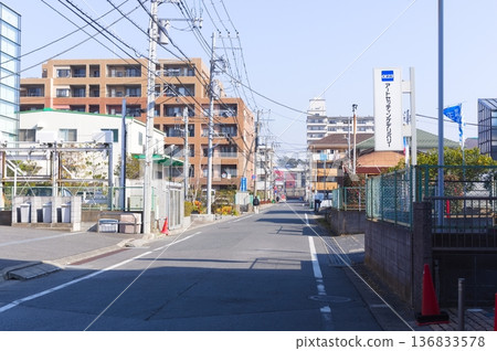 Around Nishi-Funabashi Station, Funabashi City, Chiba Prefecture February 2026 136833578