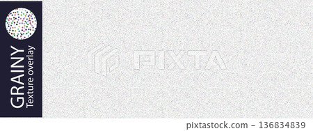 Noisy white seamless pattern and grain bg, tiny black dots in grainy texture overlay. Dust gritty effect for grunge speckle paper, vintage halftone distress. Light shade of dissolved glitter vector 136834839