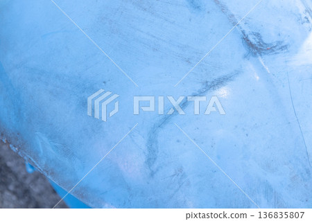 Rust and scratches on a car Rusty iron plate of an old car 136835807