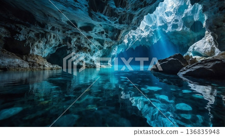 Blue cave 136835948