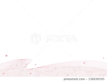 弧形設計相框,日式紙藝風格,五彩紙屑,日式風格 弧形設計相框,日式紙藝風格,五彩紙屑,日式風格 136836593