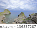 Scenery from Cape Maeda, Okinawa 136837287