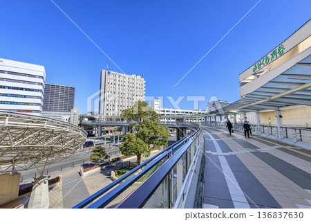 刈谷市刈谷站前的行人平台 刈谷市刈谷站前的行人平台 136837630