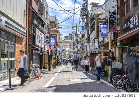 Cityscape of Ota Ward, Tokyo: Kojiya Station, Kojiya Shopping Street 136837691