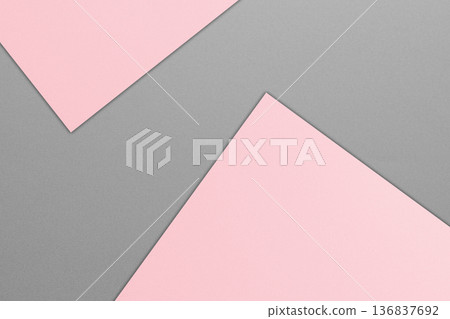 Pink Grey Paper Background Luxury Premium Template Card Texture Wall Patter Craft Letter Cardboard Recycle Page Sheet rought Carton Vintage Canva Element Empty Space Mockup Product Businness Summer. 136837692