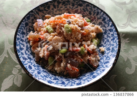 Stewed okara Stewed okara 136837866