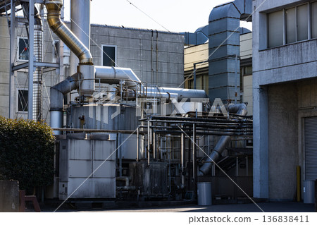 Manufacturing plant duct Manufacturing plant duct 136838411