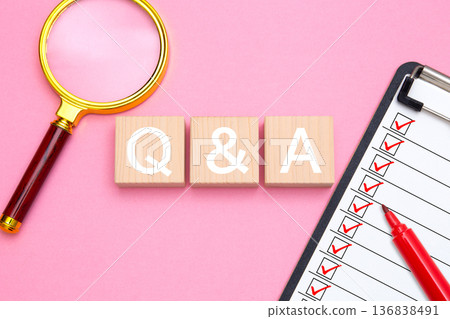 Q&A: Magnifying Glass and Checklist Q&A: Magnifying Glass and Checklist 136838491