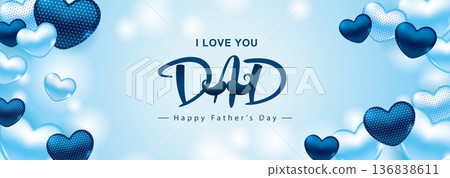 Father's Festival Blue Love Heart Lighting Background Horizontal Width Wide Announcement Sea Report 單directional Quantity Material Page, Also Applicable Birthday, Anniversary, etc. Festival Day Father's Festival Blue Love Heart Lighting Background Horizontal Width Wide Announcement Sea Report 單directional Quantity Material Page, Also Applicable Birthday, Anniversary, etc. Festival Day 136838611