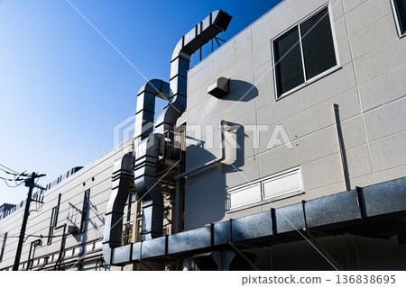 Manufacturing factory exhaust duct 136838695