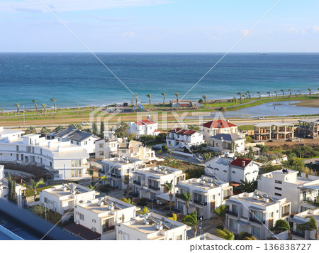 Coastal Residential Area Near the Sea Coastal Residential Area Near the Sea 136838727