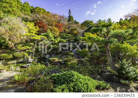 山形縣遊座町鳥海山蕨岡、上寺、山本坊庭園 136839433