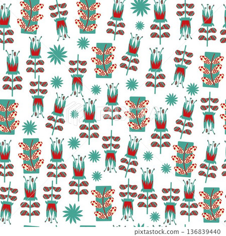 Floral abstract  semless pattern. jpg  136839440