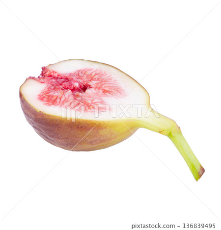 Fresh figs isolated on a white background 136839495