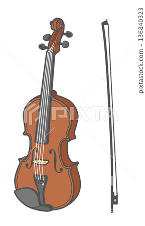 violin icon 136840323