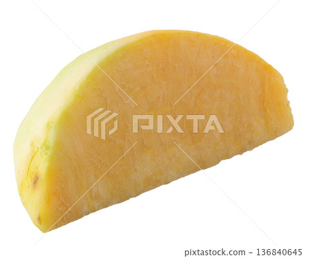 Fresh Turnip Swede isolated over white background. Fresh Turnip Swede isolated over white background. 136840645