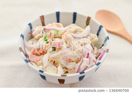 Taro potato salad 136840700