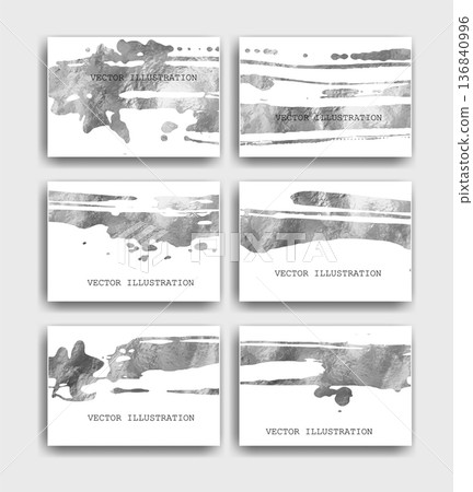 Silver foil abstract grunge banner. Texture, silver foil effect background vector. Silver foil abstract grunge banner. Texture, silver foil effect background vector. 136840996