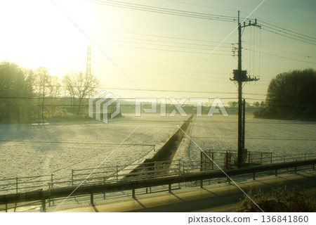 Color Winter Snow Scenery Background (Registered February 2026) 136841860