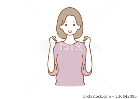 女性臉部表情動機 女性臉部表情動機 136842096
