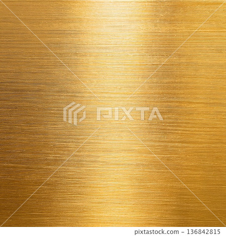 [AI image] Gold metal plate surface 136842815