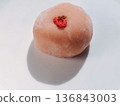 Sakura bean paste daifuku 136843003