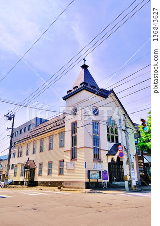 小樽市指定歷史建築第29號:原小樽基督聯合教會 小樽市指定歷史建築第29號:原小樽基督聯合教會 136843627