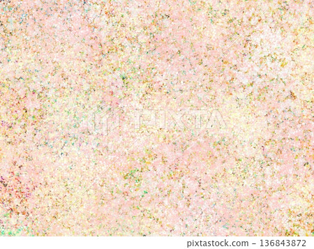 用點陣繪製的春季花田背景插圖。 用點陣繪製的春季花田背景插圖。 136843872