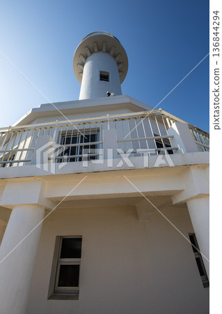 Daiosaki Lighthouse in Spring 136844294