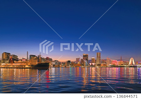 Minato Mirai seen from Daikoku-ft Minato Mirai seen from Daikoku-ft 136844571