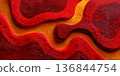 background texture is inspired by snakeskin, vibrant, radiant crimson red with intricate patterns and wavy curves mimic natural tessellations of scales, making perfect backdrop for Chinese New Year 136844754