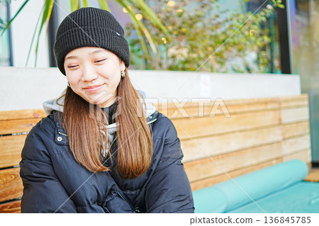 Knit Cap Girls 136845785