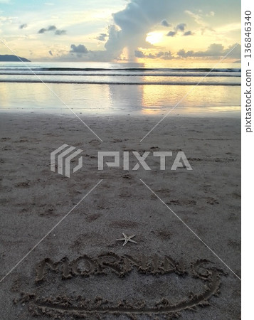 Morning☆ Vietnam's seaside morning Morning☆ Vietnam's seaside morning 136846340