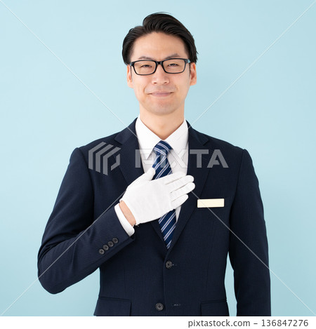 商務人士的白手套 136847276