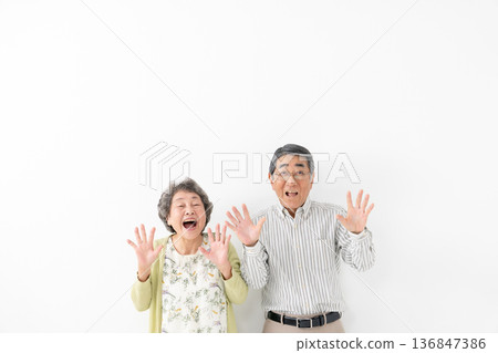 Amazing senior couple Amazing senior couple 136847386