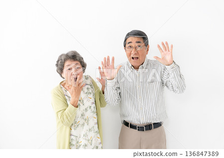 Amazing senior couple Amazing senior couple 136847389